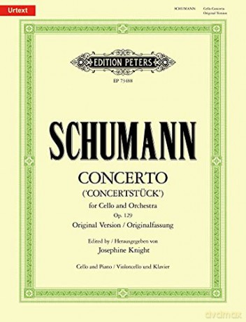 Concerto for Cello and Orchestra (Concertstück) - Original Version - Robert Schumann [KSIĄŻKA]