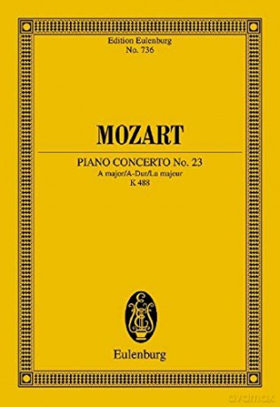 Concerto for Piano and Orchestra: A Major/A-dir/la Majeur K 488. Miniature Score - Wolfgang Amadeus Mozart [KSIĄŻKA]
