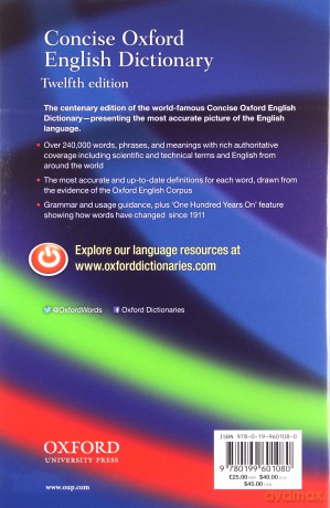 Concise Oxford English Dictionary: Main edition - Oxford Languages [KSIĄŻKA]