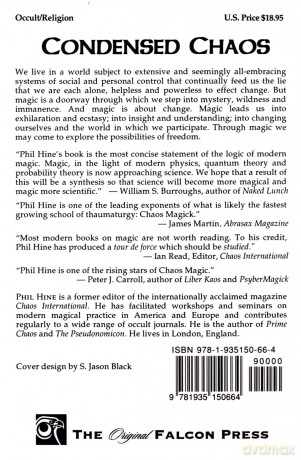 Condensed Chaos: An Introduction to Chaos Magic (Occult Studies) - Phil Hine [KSIĄŻKA]