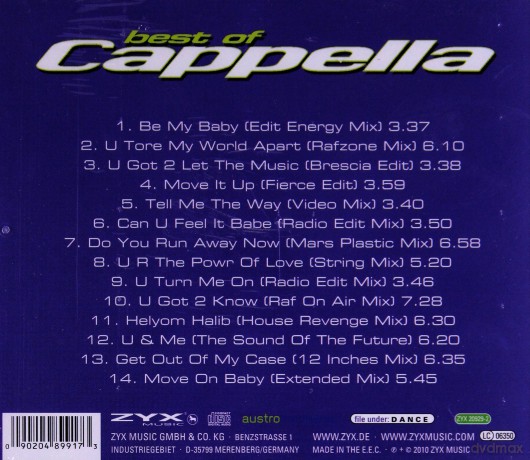 Best Of Cappella [CD]
