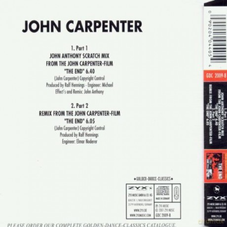 The End (Scratch Mix) (maxi-single) [CD]