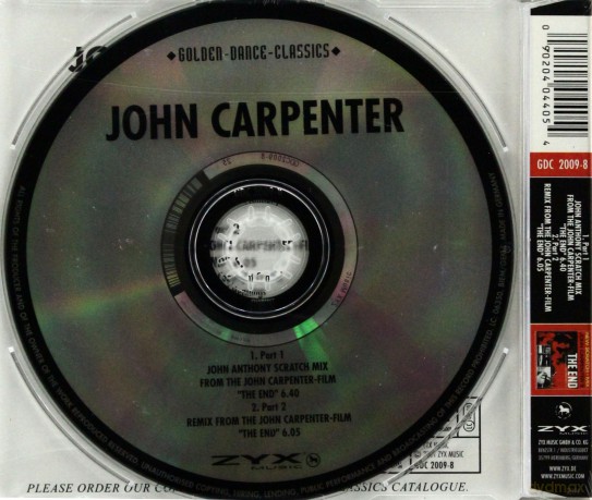 The End (Scratch Mix) (maxi-single) [CD]