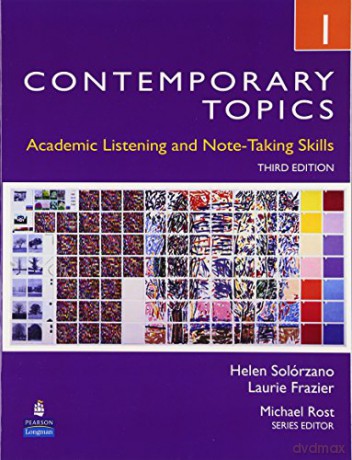 CONTEMPORARY TOPICS 1 3/E STBK 235570: Academic Listening and Note-Taking Skills (Intermediate) - Helen Solorzano [KSIĄŻKA]