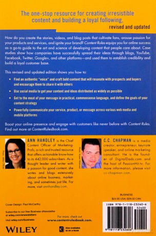 Content Rules: How to Create Killer Blogs, Podcasts, Videos, Ebooks, Webinars (and More) That Engage Customers and Ignite Your Business, Revised and Updated Edition: 13 (New Rules Social Media Series) - Ann Handley [KSIĄŻKA]