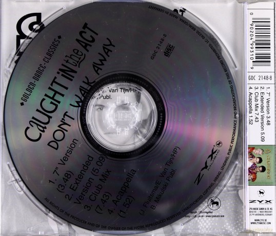 Don't Walk Away (maxi-single) [CD]