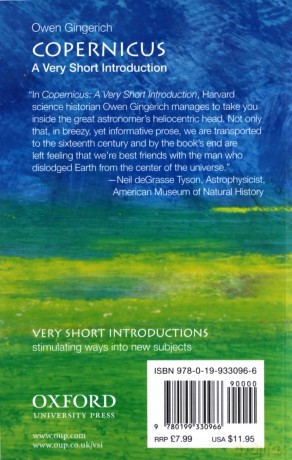 Copernicus: A Very Short Introduction (Very Short Introductions) - Owen Gingerich [KSIĄŻKA]