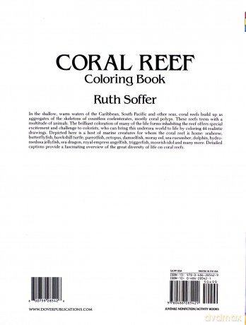 Coral Reef Coloring Book (Dover Nature Coloring Book) - Ruth Soffer [KSIĄŻKA]