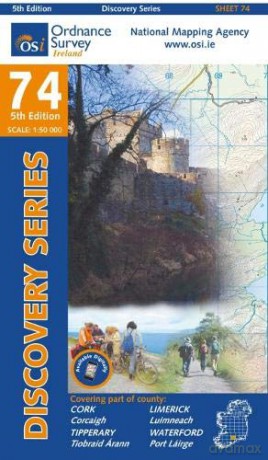 Cork: Limerick, Tipperary, Waterford (Discovery Map) [KSIĄŻKA]