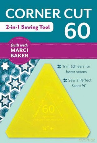 Corner Cut 60: 2-in-1 Sewing Tool - Marci Baker [KSIĄŻKA]