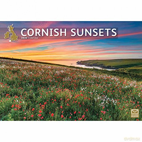 Cornish Sunsets A4 Calendar 2022 [KALENDARZ]