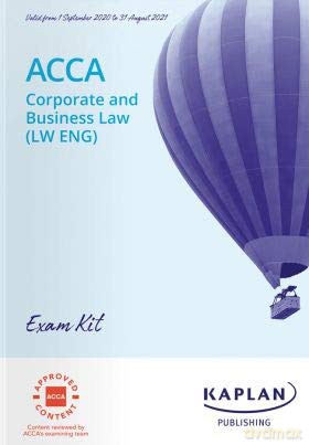 Corporate Business Law (Lw - Eng) - Exam Kit (202021) [KSIĄŻKA]