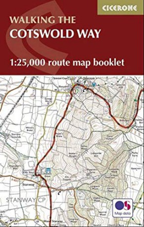Cotswold Way Map Booklet: 1:25,000 OS Route Mapping (Cicerone Guide) - Kev Reynolds [KSIĄŻKA]
