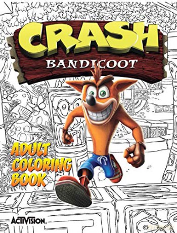 Crash Bandicoot Adult Coloring Book [KSIĄŻKA]
