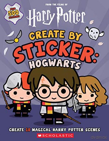 Create by Sticker: Hogwarts (From the Films of Harry Potter) - Cala Spinner [KSIĄŻKA]