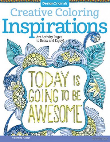 Creative Coloring Inspirations (Design Originals): Art Activity Pages to Relax and Enjoy!: 5507 (Creative Coloring Book) - Valentina Harper [KSIĄŻKA]