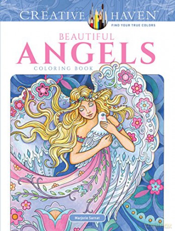 Creative Haven Beautiful Angels Coloring Book - Marjorie Sarnat [KSIĄŻKA]