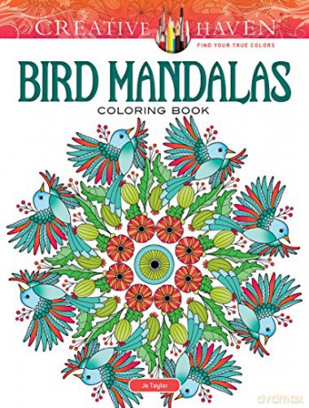 Creative Haven Bird Mandalas Coloring Book - Jo Taylor [KSIĄŻKA]