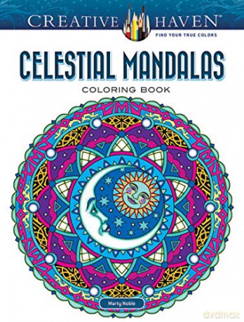 Creative Haven Celestial Mandalas Coloring Book - Marty Noble [KSIĄŻKA]