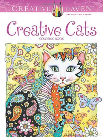 Creative Haven Creative Cats Coloring Book - Marjorie Sarnat [KSIĄŻKA]