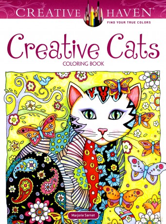 Creative Haven Creative Cats Coloring Book - Marjorie Sarnat [KSIĄŻKA]