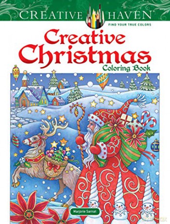 Creative Haven Creative Christmas Coloring Book - Marjorie Sarnat [KSIĄŻKA]