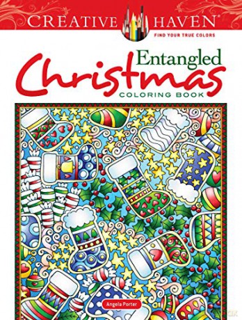 Creative Haven Entangled Christmas Coloring Book - Angela Porter [KSIĄŻKA]