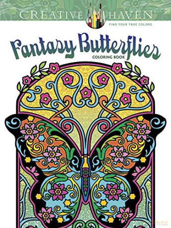 Creative Haven Fantasy Butterflies Coloring Book - Marty Noble [KSIĄŻKA]
