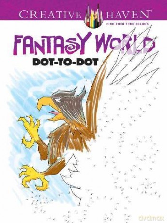 Creative Haven Fantasy World Dot-to-Dot - Peter Donahue [KSIĄŻKA]
