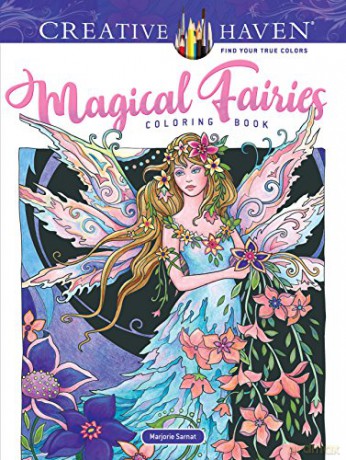 Creative Haven Magical Fairies Coloring Book - Marjorie Sarnat [KSIĄŻKA]