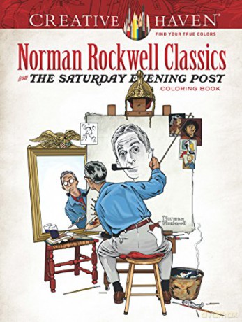 Creative Haven Norman Rockwell's Saturday Evening Post Classics Coloring Book - Norman Rockwell [KSIĄŻKA]