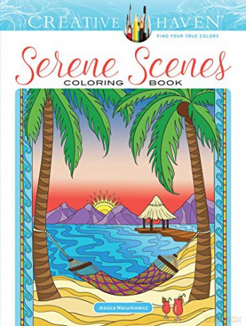 Creative Haven Serene Scenes Coloring Book - Jessica Mazurkiewicz [KSIĄŻKA]