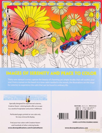Creative Haven Serene Scenes Coloring Book - Jessica Mazurkiewicz [KSIĄŻKA]