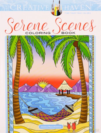 Creative Haven Serene Scenes Coloring Book - Jessica Mazurkiewicz [KSIĄŻKA]