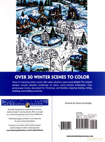 Creative Haven Winter Wonderland Coloring Book - Teresa Goodridge [KSIĄŻKA]