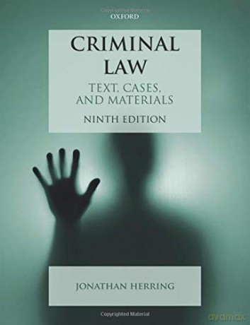 Criminal Law: Text, Cases, and Materials - Jonathan Herring [KSIĄŻKA]