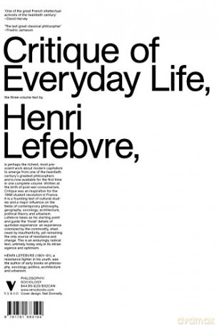 Critique of Everyday Life: The One-Volume Edition: The Three-Volume Text - Henri Lefebvre [KSIĄŻKA]