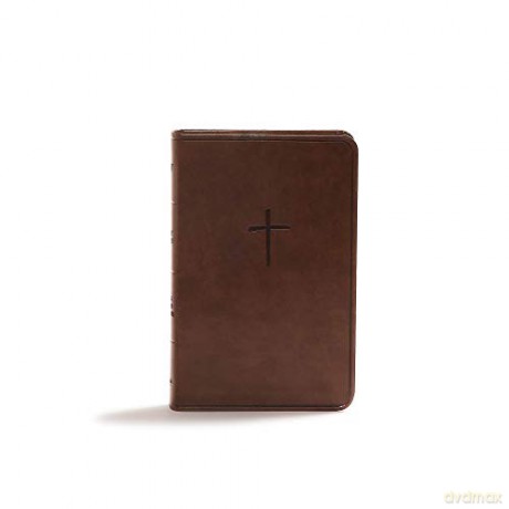 CSB Compact Bible, Brown LeatherTouch, Value Edition - CSB Bible by Holman [KSIĄŻKA]