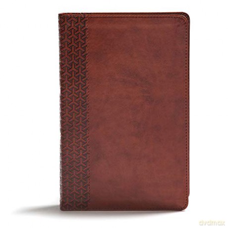 CSB Everyday Study Bible, British Tan LeatherTouch: Black Letter, Study Notes, Illustrations, Aricles, Easy-To-Carry, Ribbon Marker, Easy-To-Read Bible Serif Type - CSB Bibles by Holman CSB Bibles by Holman [KSIĄŻKA]