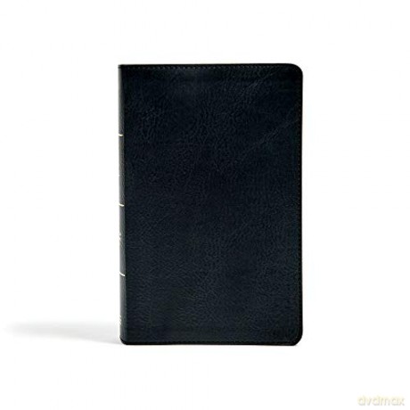 CSB Single-Column Personal Size Bible, Black LeatherTouch - CSB Bibles by Holman CSB Bibles by Holman [KSIĄŻKA]