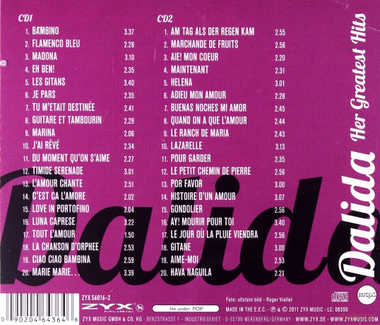 Dalida - Her Greatest Hits [2CD]