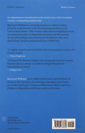 Culture and Materialism (Radical Thinkers) - Raymond Williams [KSIĄŻKA]