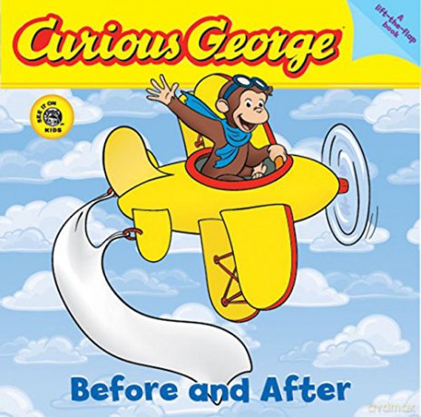 Curious George Before and After (Cgtv Lift-The-Flap Board Book) - H.A. Rey [KSIĄŻKA]