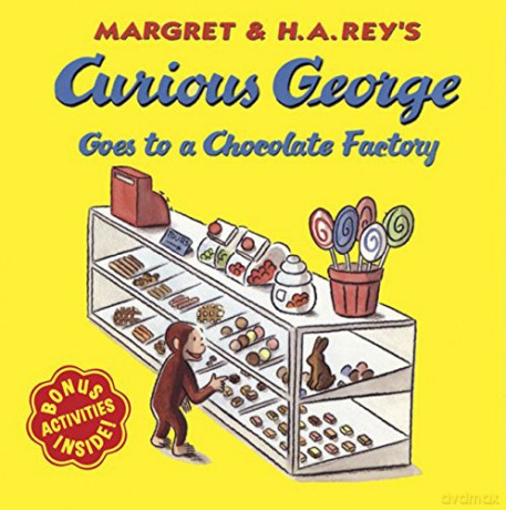 Curious George Goes to a Chocolate Factory (Curious George 8x8's) - M. Rey [KSIĄŻKA]