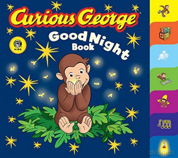 Curious George Good Night Book: A Tabbed Board Book (Curious George Board Books) - Karen Pandell [KSIĄŻKA]
