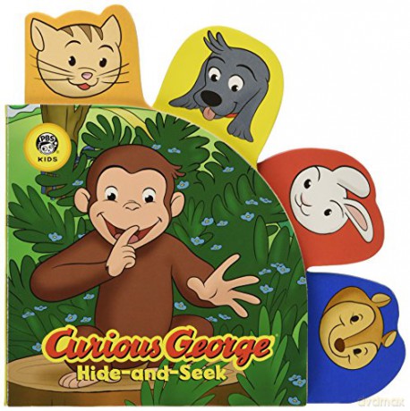 Curious George Hide-And-Seek (Cgtv Tabbed Board Book) (Curious George Board Books) - Rey H. A. Rey [KSIĄŻKA]