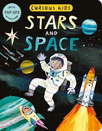 Curious Kids: Stars and Space: With Pop-Ups on Every Page - Jonny Marx [KSIĄŻKA]