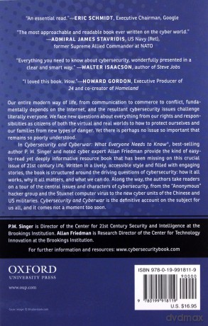 Cybersecurity and Cyberwar What Everyone Needs to Know - P.W. Singer [KSIĄŻKA]