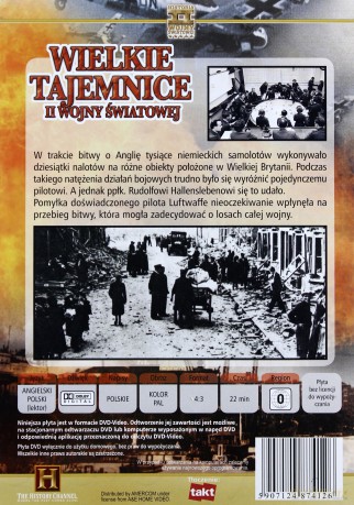 Wielkie Tajemnice II Wojny Światowej 23: Pilot, Który Zbombardował Londyn [DVD]