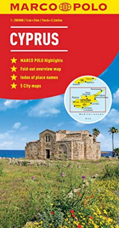 Cyprus Marco Polo Map (Marco Polo Maps) - Marco Polo [KSIĄŻKA]